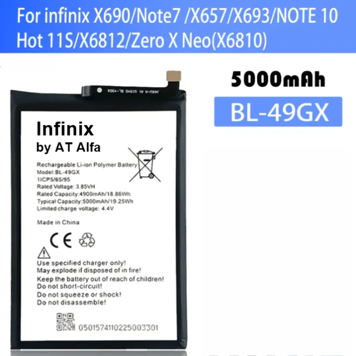 Infinix%20Note%2010%20X693%20Battery%20Battery%20Replacement%20BL-49GX%20Battery%20with%205000mAh%20Capacity%20by%20RealOne%20-%20Image%204
