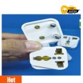 HQ EU Plug Adapter Converter US UK To European Europe AC Electric Socket Outlet Travel Power Adapter. 
