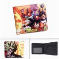 【beauty code】Anime Dragon Ball Z Super Saiyan Goku PU Short Po Card Holder Girls zip Coin leather Purse Gift Ladies wallet. 