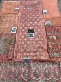 Unstitched Chiffon Embroidered Suit For Women - 3 Piece. 