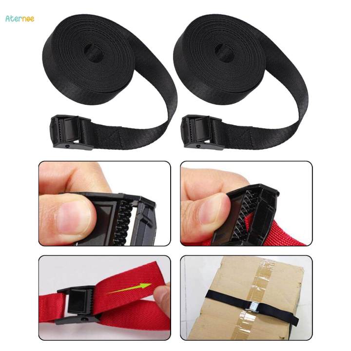 2 Pieces Tie Down Straps Car Roof Rack Straps Lightweight Lashing Straps