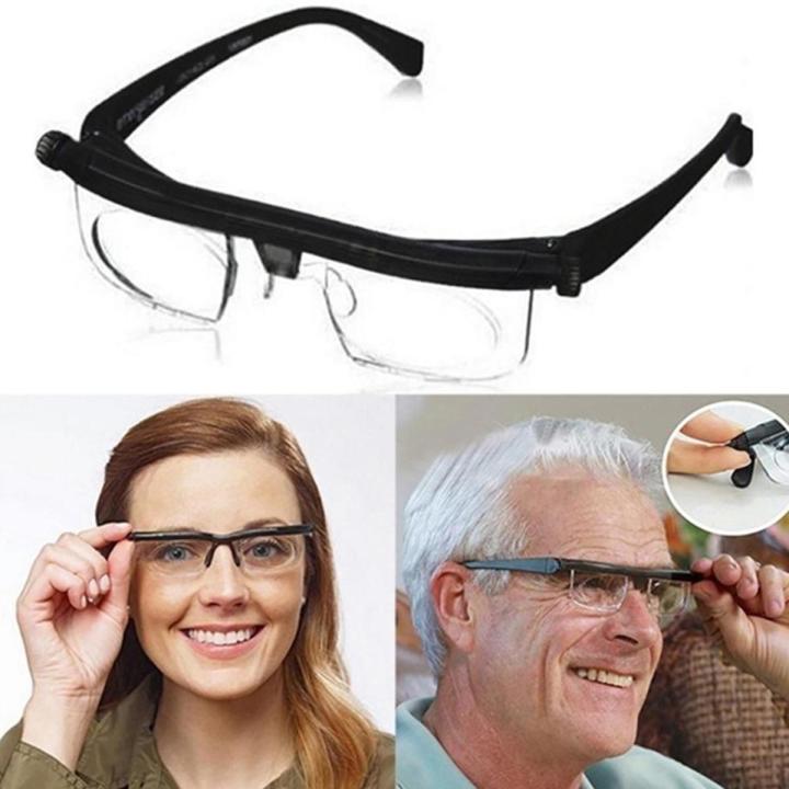 Adjustable Strength Lens Eyewear Variable Focus Distance Vision Zoom ...