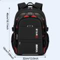 Fatin 18 Inches School Bag Backpack for Boys Spacious Multi-Zipper Waterproof Bag for School. 