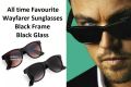 Black Wayfarer Sunglasses For Men & Women Large size Sunglasses (CODE 011). 
