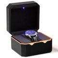 Watch Box with Octagonal aurum Edge with Light, Paint Watch Storage Box, Watch Box, Watch Box. 