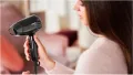 Philips Hair Dryer BHC010/13 Compact Lightweight Travel Universal Voltage Dryer Black. 