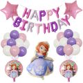 Girls Birthday theme Decorations Set- Sofia Birthday theme for Girls-72 Pcs. 