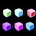 NYT Minecraft Alarm Clock With Led Light Game Action Toy Home Decor. 