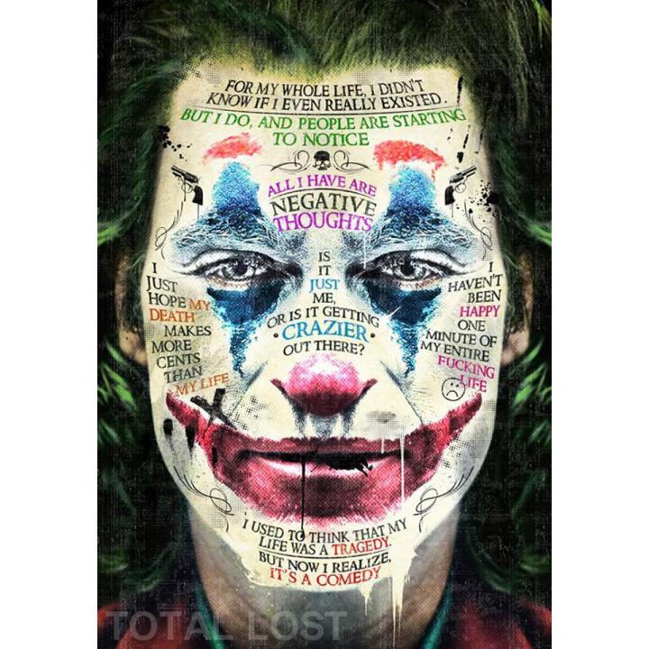 The Joker Joaquin Phoenix, Heath Ledger, Jarred Leto Aesthetic Movie Posters Vinyl Paper Quotes Vintage Posters Home Room Art Painting Wall Poster