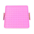 16x16cm Double Sided Geoboard Nails Peg Board Elastic Bands Kids Teaching Aids. 