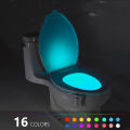 Body Sensing Automatic LED Motion Sensor Night Lamp Toilet Bowl Bathroom Light Motion-Activated Night Lights Bathroom Light. 