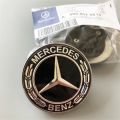 Front Hood Bonnet Emblem Logo Badges fit Mercedes-Benz 57mm W203 W204 W202 W208. 