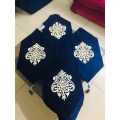 3pcs Table Mat Set Dressing table mats Different colours and flowers design. 