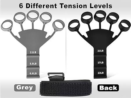 "New%20Silicone%20Finger%20Trainer:%205-Finger%20Wrist%20Stretcher%20for%20Strength,%20Recovery,%20Flexion,%20and%20Vein%20Training"%20-%20Image%203