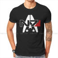 N7 Alliance white TShirt For Men Mass Effect Commander Shepard Asari Game Clothing Fashion Polyester T Shirt Soft Print Loose. 