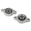 KFL002 FL002 Self Aligning Pillow Block Flange Bearing 15mm 2PCS. 