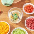 Multifunctional Manual Food Processor Handle Rope Chopper 5 Blades - 1 Piece. 
