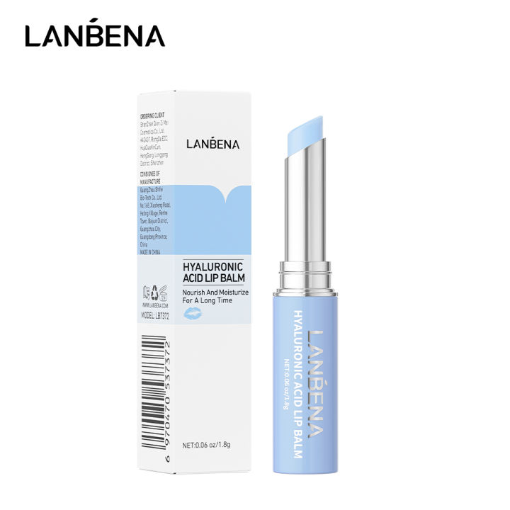 LANBENA Hyaluronic Acid Long-lasting Nourishing Lip Balm Lip Plumper Relieve Dryness Reduce Fine Lines Moisturizing Lip Care