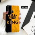Back Cover for Samsung A30 - King 2Gud Soft Phone Case For Boys. 