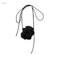Flower Choker Necklace for Women Neck Flower Choker Party Festival Halloween Black. 