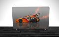 Orange and black Naruto vehicle vector art, Auto, Lamborghini Laptop Skin Vinyl Sticker Decal, 12 13 13.3 14 15 15.4 15.6 inch Laptop Skin Sticker Cover Art Decal Protector Fits All Laptops. 