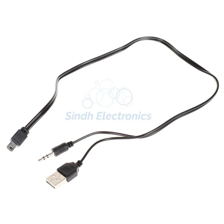 Portable%20Speaker%20Audio%20Cable%20USB%20Male%20To%20Mini%20USB%205pin%20+%203.5mm%20AUX%20Stereo%20-%20Image%202