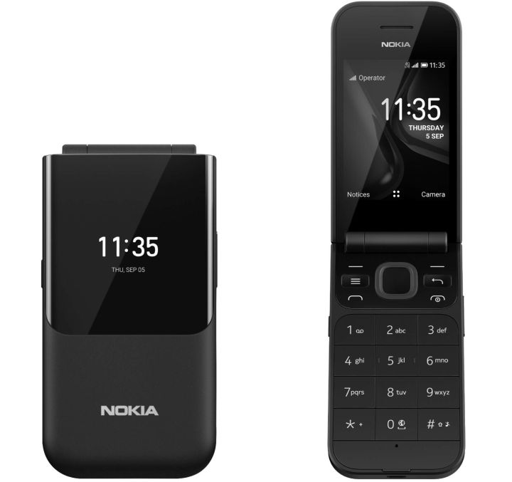 Nokia 2720 Flip Dual Sim - Feature Phone Keypad Mobile 1 Year Brand Warranty Box Pack Pta Approved