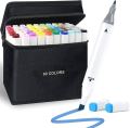 Dual tip broad and fine tip Alkoholic markers pack of 60. 