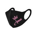 Customized Naming Mask_Pink Custom Mask Washable Custom Naming Mask , Boys & Girls Fashion Mask , Stretchable On Face ,Any Text-Company Name -Printing Custom Mask-Name Mask-Its Wow Fashion. 