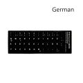 【Mary DAI Store】Waterproof Russian German Keyboard Stickers English French Letter Alphabet Layout Sticker Laptop Computer. 