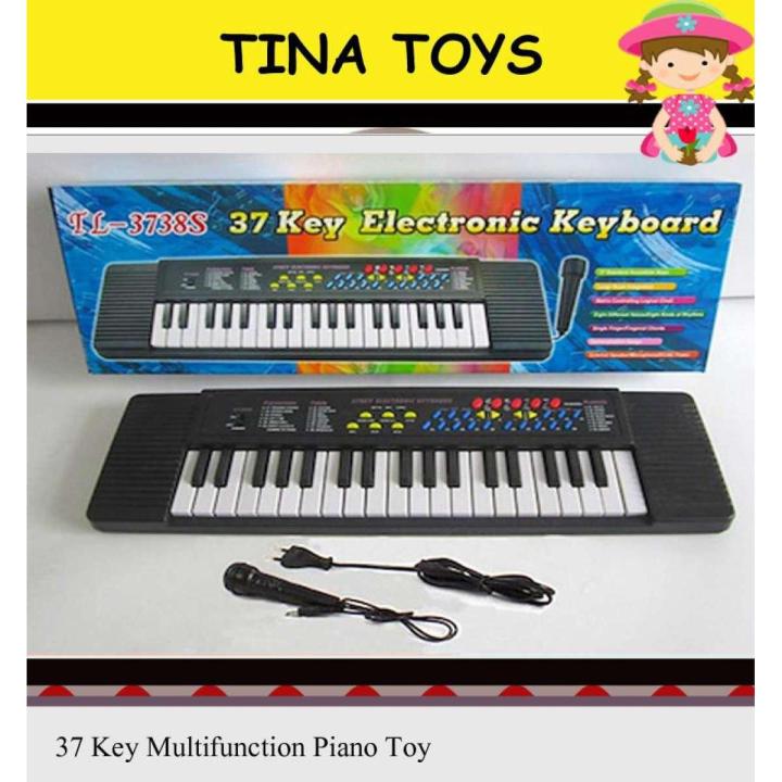 37 Keys Electronic Keyboard Piano Kids Children Musical Toy Gift w/Mic Records