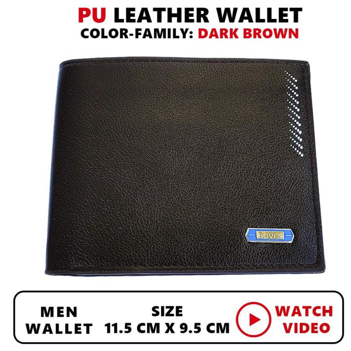 Men’s PU Leather Classic Ultra-Slim Soft Card Holder Wallet