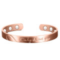 Mens Copper Bracelet Men Women Magnets Cuff Magnetic copper bangle Personalised Engraved Bracelet. 