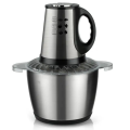 Multifunctional Electric Chopper Machine 3L / 2L Stainless Steel 1000W 3 Speed Control with 4 Blades Food Processor, Meat Grinder, Qeema Machine, Hand Chopper, Blender Machine, Vegetable Cutter, Mixer for Kitchen Accessories. 