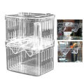 Double-layer Transparent Fish Breeding Tank Versatile Aquarium Isolation Box. 