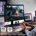 ZasLuke Game Capture Card3.0 Audio Video with HDMI Loop-Out 1080P 60FPS Live Streaming HDMI Capture. 