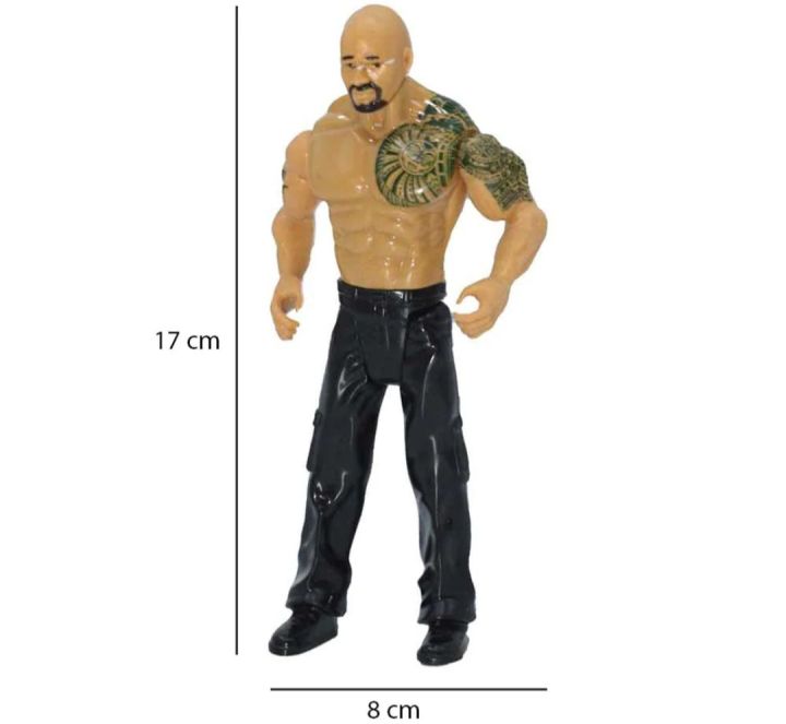 The Rock WWE wrestler Figure Toy Size 6.5 inch