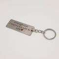 CUSTOMIZE METAL WALLET CARD WITH MESSAGE , CUSTOMIZE METAL CARD KEY CHAIN WITH BOX PACKING (PERFECT GIFT TO SEND YOUR FATHER , HUSBAND , FIANCE OR ANY ONE). 