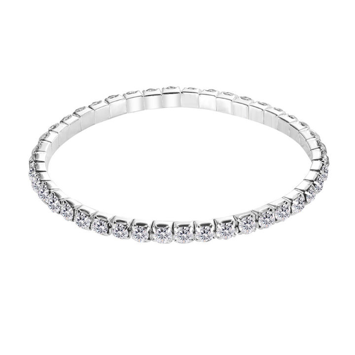 CLARA - Full Row Crystal Crystal Bracelet