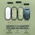 Foldable Jewellry Organizer Box with Mirror | Ear Rings & Necklace Hanging Holder | Jewelry Box Vanity Hanger Stand. 