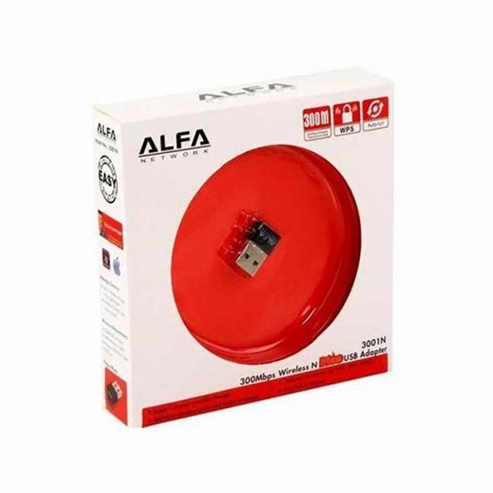 Alfa Mini Wifi Adapter/Catcher 300-Mbps Alfa Usb LAN Card For Computer Laptop