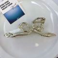 【Fast and Free Delivery】 Korean Style Irregularity Hair Claw Fashion Metal Ribbon Clips Cuilei. 