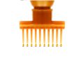 Golden Hair Oil Applicator Comb Bottle | Easy-to-Use Hair Care Oil Dispenser for Men & Women | 130ml. 