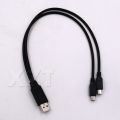 USB 2.0 to Dual Micro USB Adapter Cable Data Transfer Charging Cord Male to Male 2 Micro-USB Splitter For Android Phone Charger. 