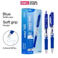 Deli Mate Gel Pen 0.5 EQ10420 (Pack of 12). 