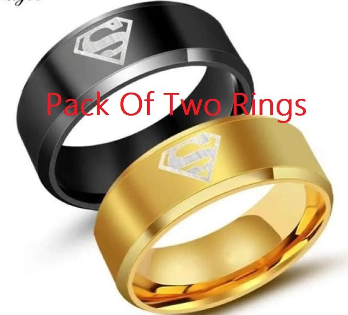 Pack%20Of%202%20Rings%20Superman%20Logo%20Band%20Ring%20For%20Girls%20and%20Boys%20-%20Image%205