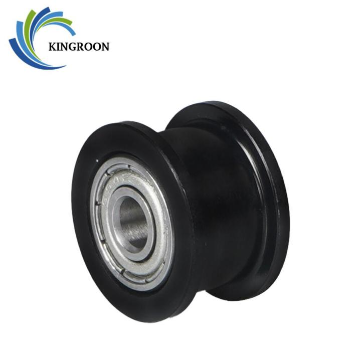 KINGROON 2pcs KP3S Idler Pulley Bore 4mm Width 6mm Aluminium Gear Idler Wheel ball Bearing  Parts