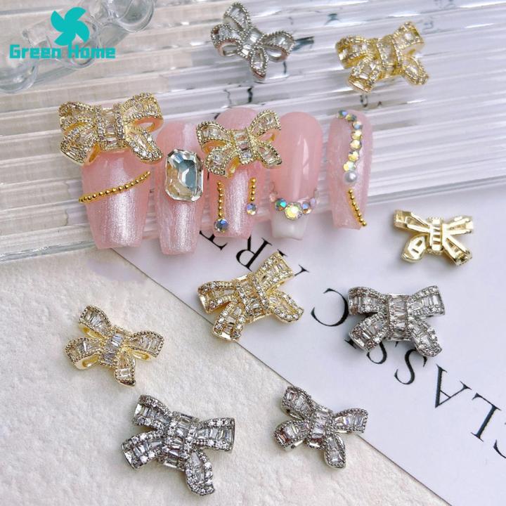Green%20Home%20Bow%20Nail%20Charm%20Exquisite%20Shape%20Nail%20Accessories%20Sparkling%20Manicure%20Bow%20Charm%20-%20Image%209