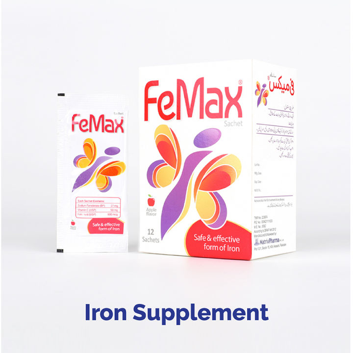 FeMax® Sachet Iron Supplement for Energy & Blood Health  | Matrix Pharma