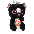TY Beanie Babies Glittery Eyes 15cm Soft Stuffed Cuddly Animals Plush Toys For Kids. 